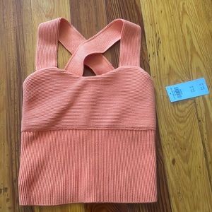 NWT Orange Abecrombie Knit tank